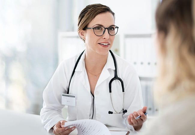 doctor giving stress testing consult in fairfax, va